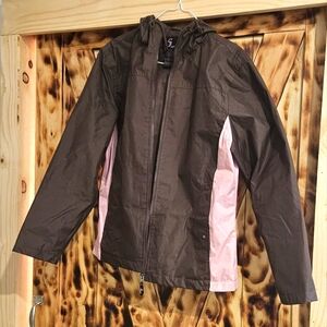 Brown and pink jacket